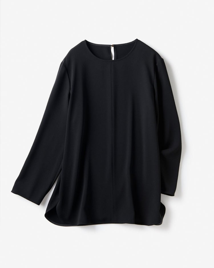 ドレープWクロス・ブラウス 詳細画像 ブラック 5