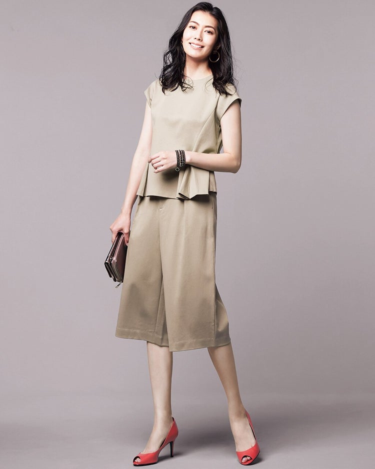 シルケットポンチ・フレンチセットアップ 詳細画像 グレーベージュ 2