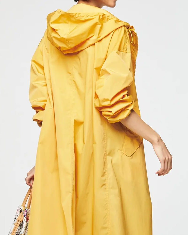 形状記憶タフタ フードロングコート 40代50代からのレディース メンズファッション通販 Doclasse ドゥクラッセ