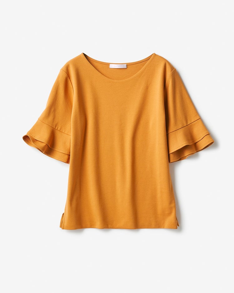 フリル5分袖・ドゥクラッセTシャツ 詳細画像 オーク 5