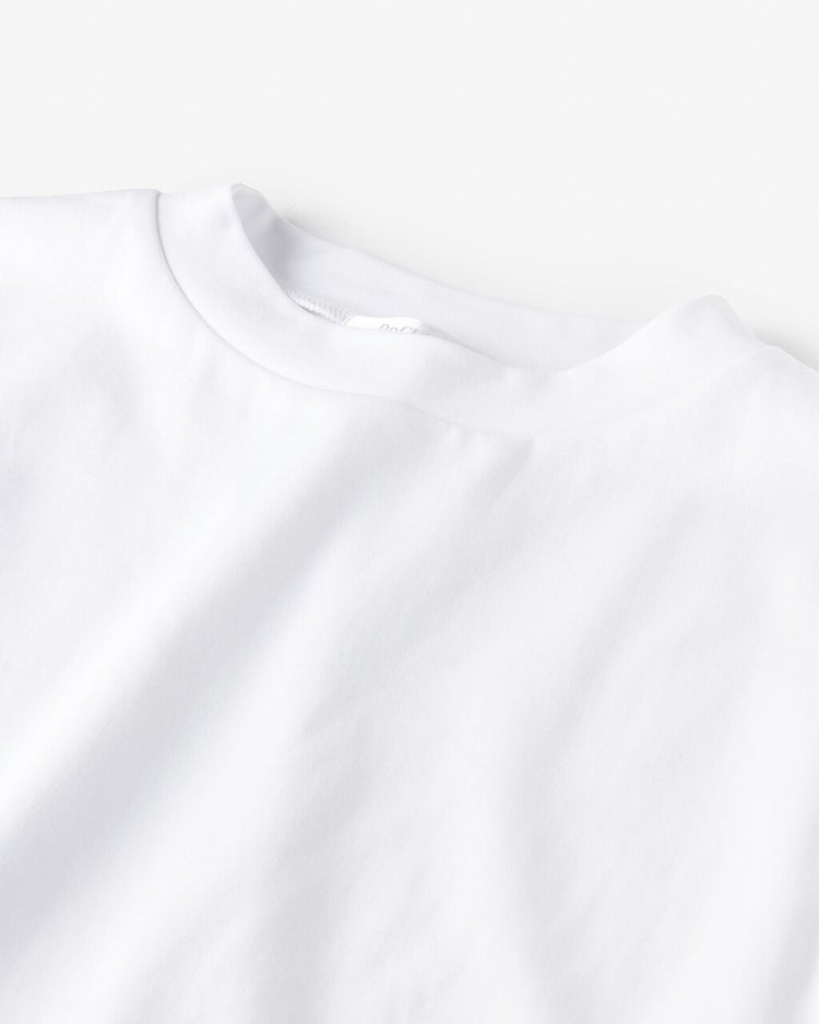 プチハイネック／フレンチ袖・ドゥクラッセTシャツ 詳細画像 ホワイト 2