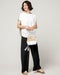コットン天竺・バックストライプTシャツ 詳細画像