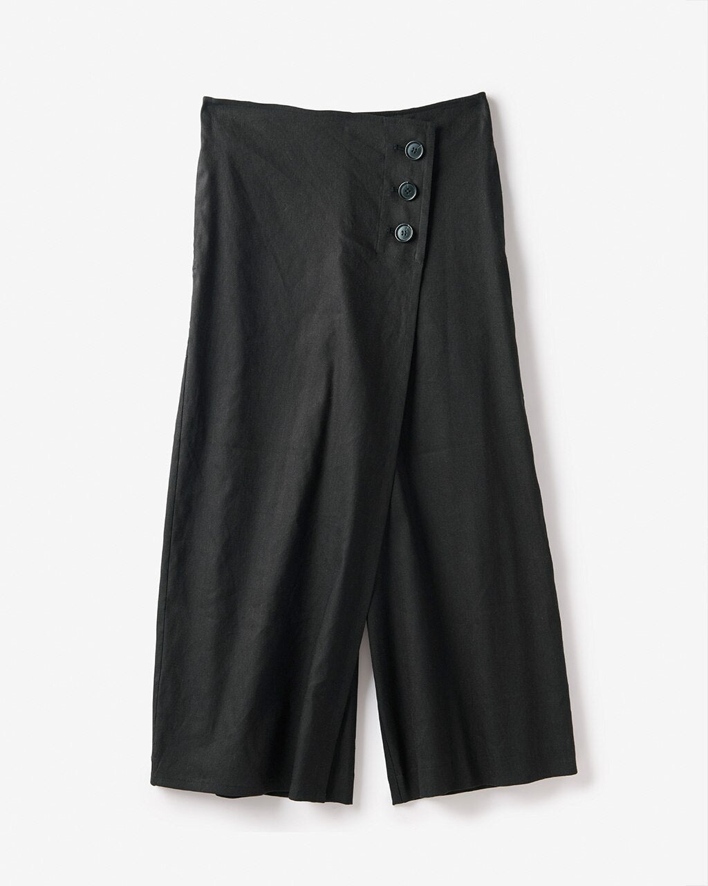 その他 Ayamo 麻ストレッチ・ラップスカウチョ/40代50代からのレディース