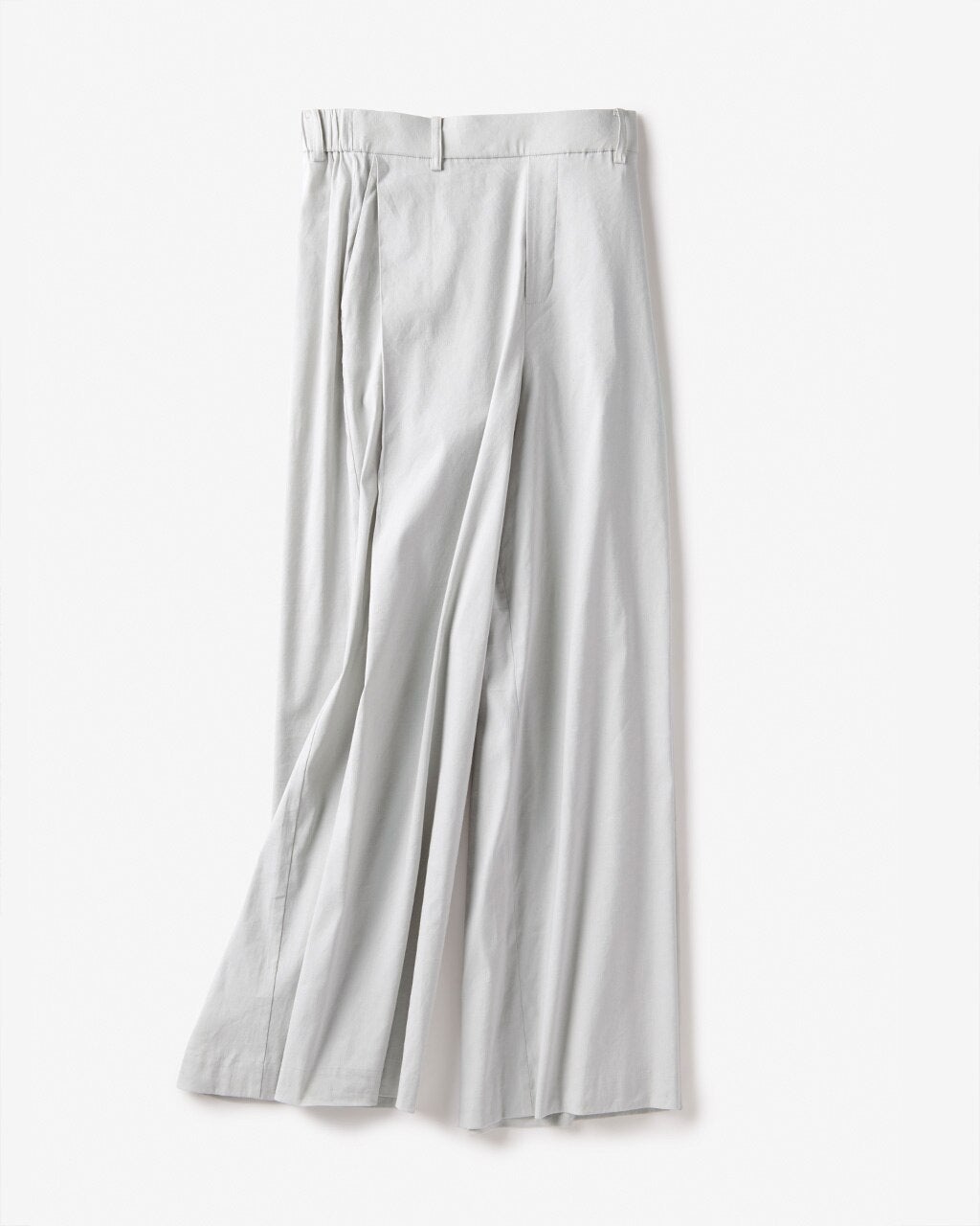 ソフトリネン・サイドプリーツパンツ/40代50代からのレディース