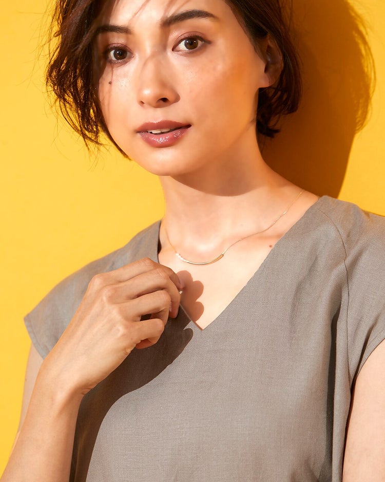タイニーパール・チューブネックレス 詳細画像 ゴールド 1