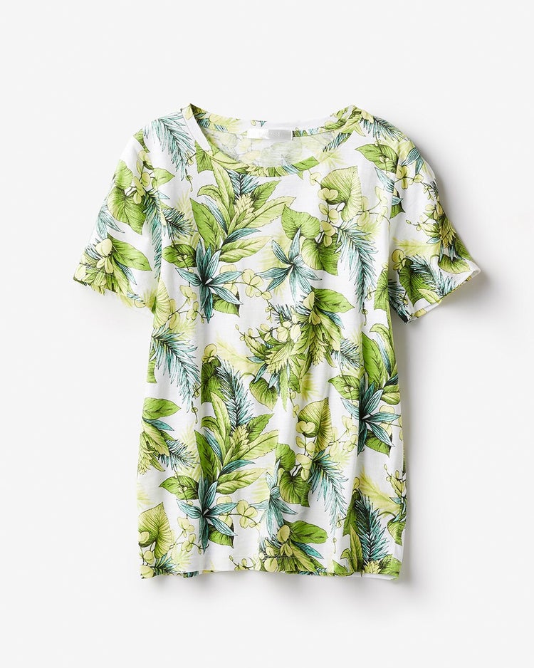 コットンスラブ・プリントTシャツ 詳細画像 グリーン 3