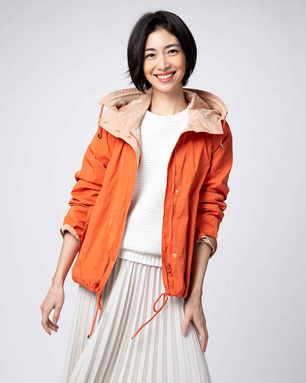 二重織リバーシブル・マウンテンパーカー/DoCLASSE