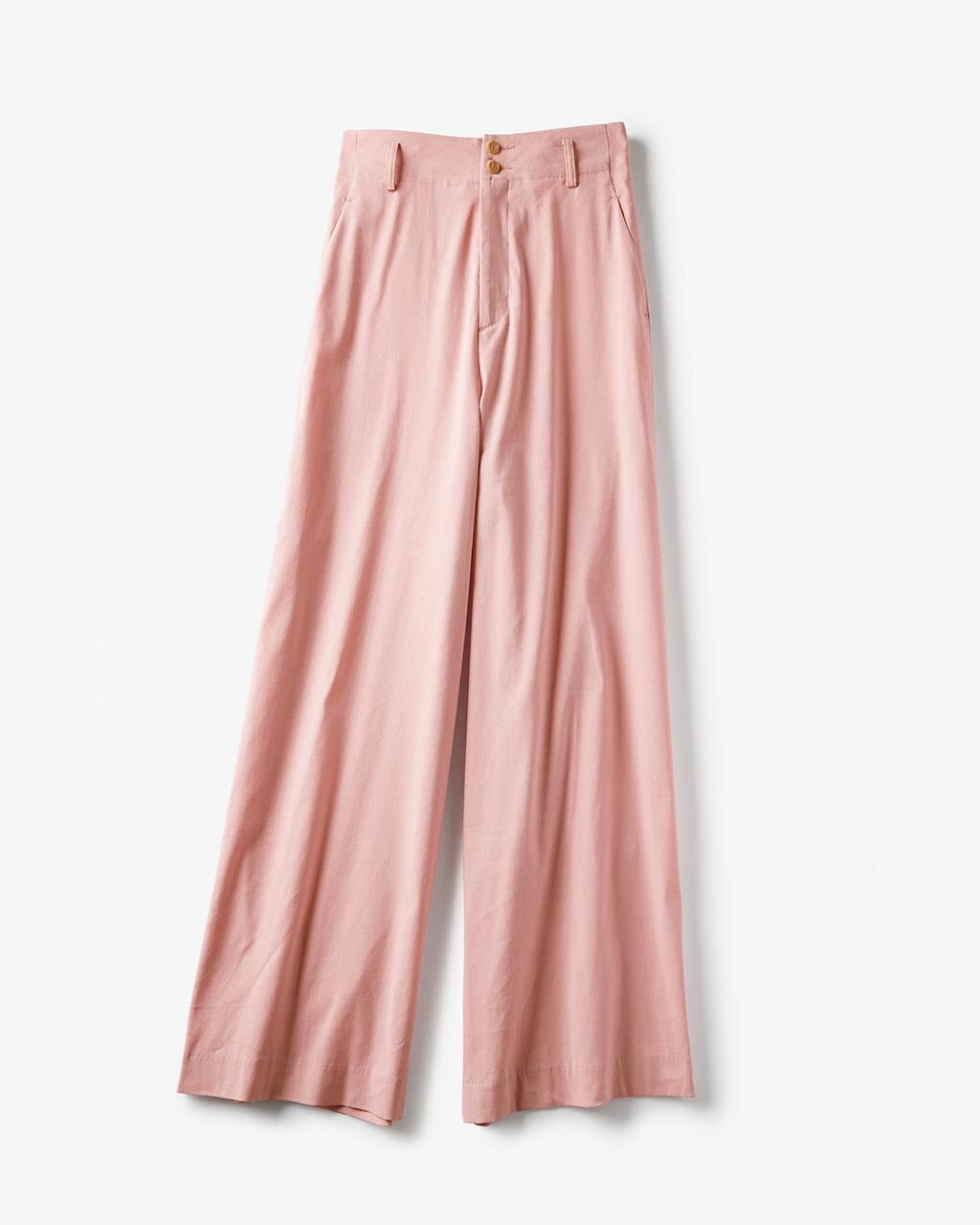 ハイストレッチリネン・ワイドパンツ/40代50代からのレディース