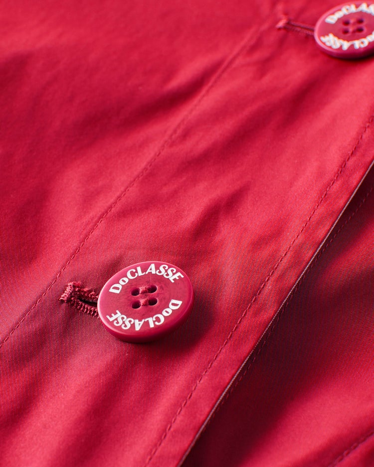 二重織リバーシブル・ステンカラーコート 詳細画像 レッド&times;ピンク 4