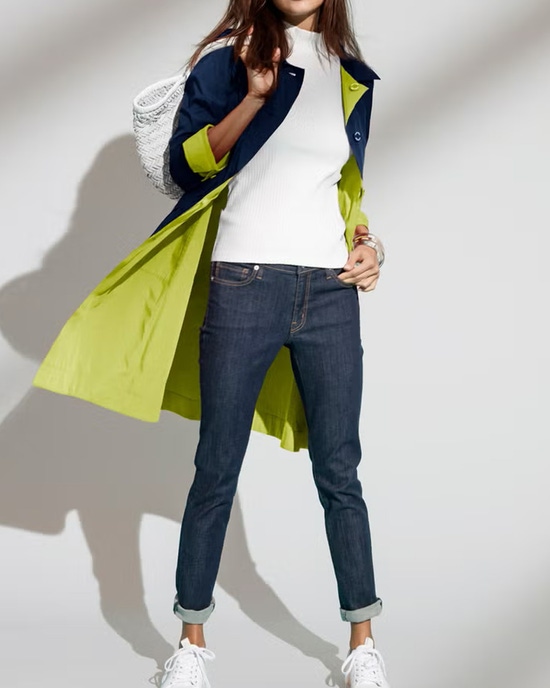 二重織リバーシブル・ステンカラーコート