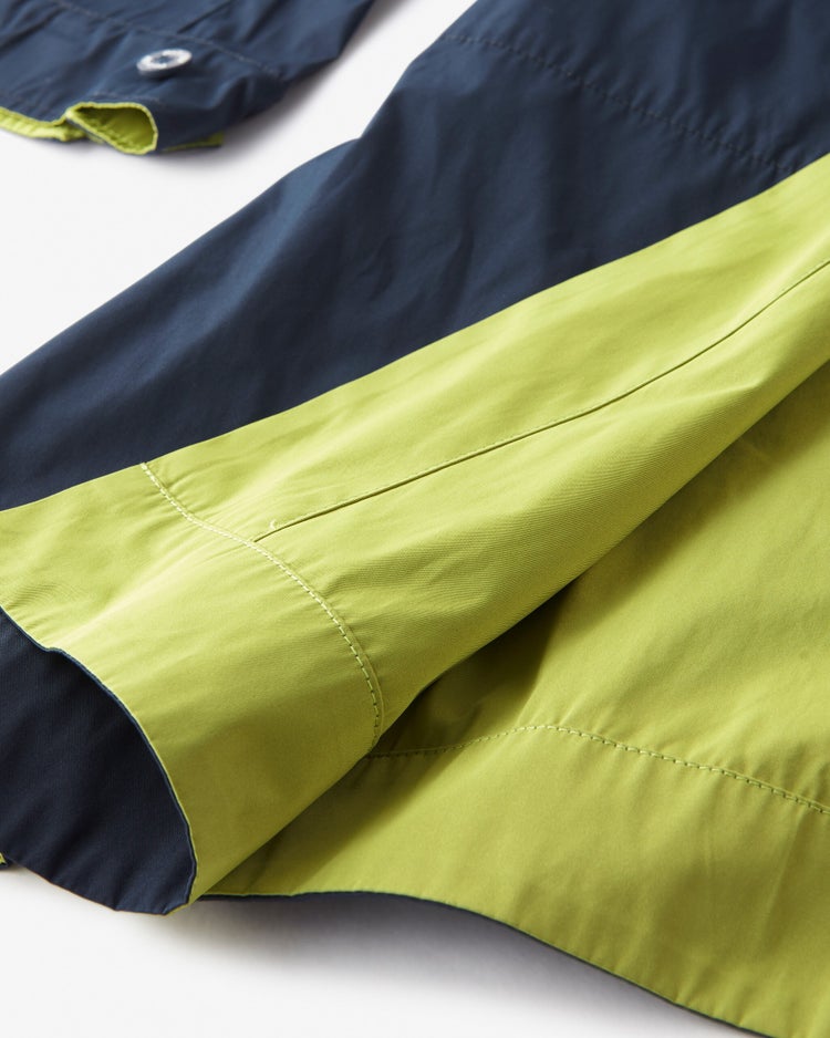 二重織リバーシブル・ステンカラーコート 詳細画像 ネイビー&times;グリーン 3