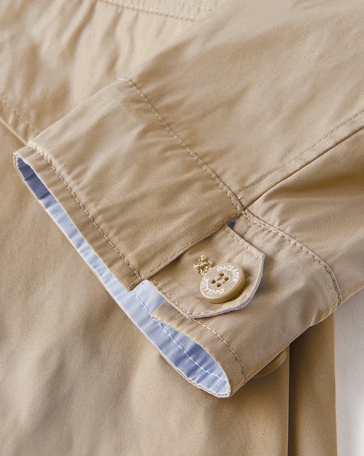 二重織リバーシブル・ステンカラーコート 詳細画像 ベージュ&times;ブルー 2