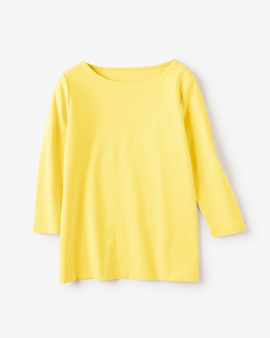 ボートネック／7分袖・ドゥクラッセTシャツ(58cm丈)
