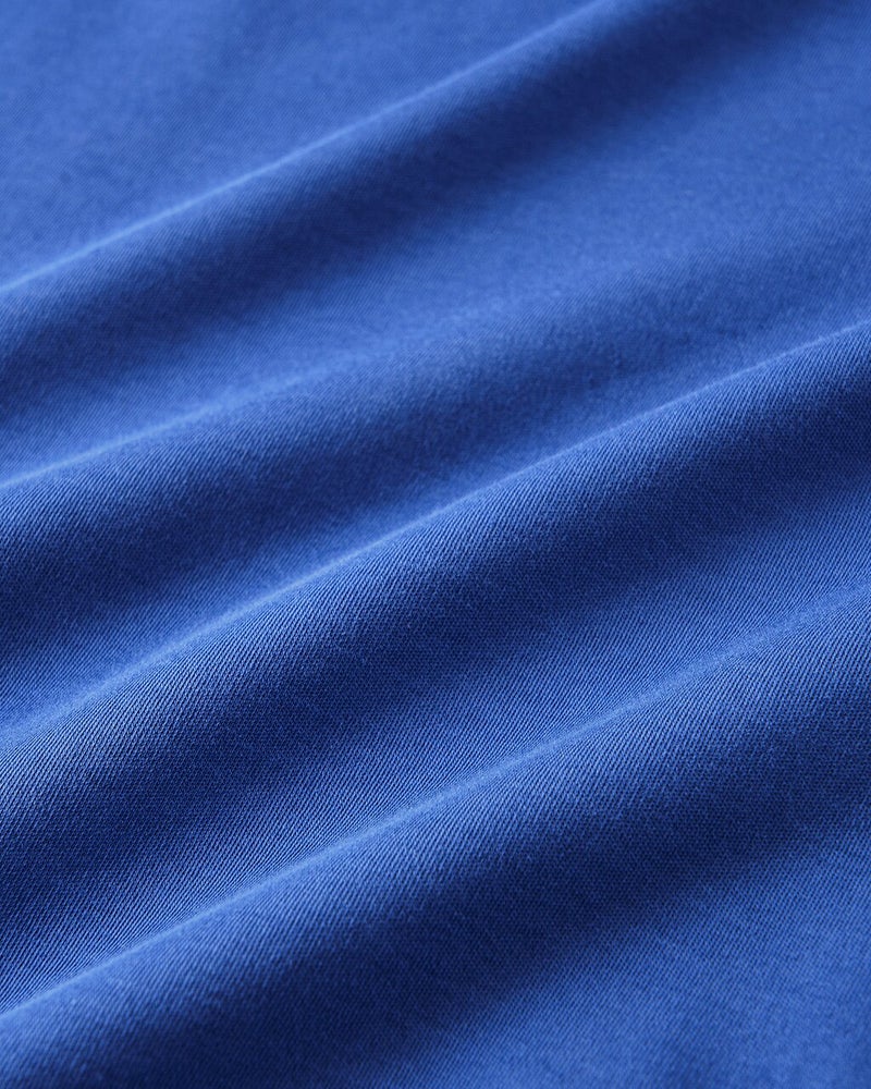 ボートネック／7分袖・ドゥクラッセTシャツ(58cm丈) 詳細画像 ブルー 2