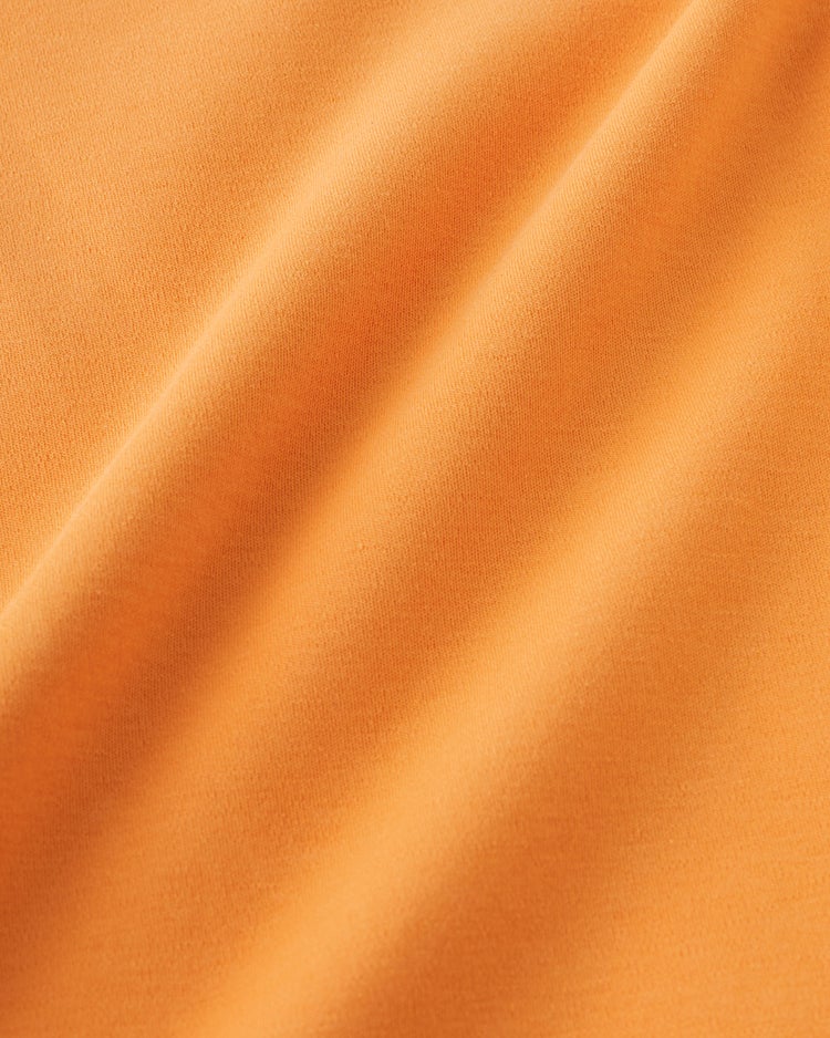 ボートネック／7分袖・ドゥクラッセTシャツ(58cm丈) 詳細画像 ライトオレンジ 2
