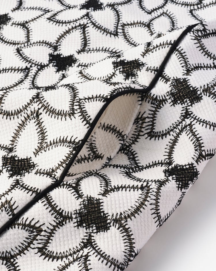 総レース・カッティングワンピース 詳細画像 ホワイトｘブラック 5