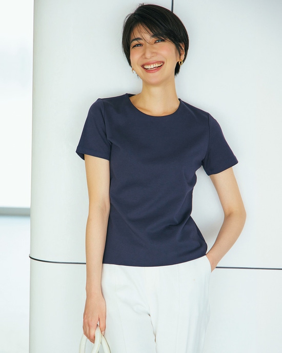 クルーネック／半袖・ドゥクラッセTシャツ
