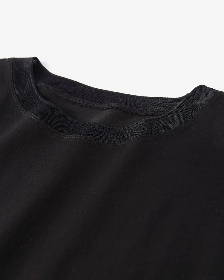 シルコットンUV・クルーネックTシャツ 詳細画像 ブラック 3