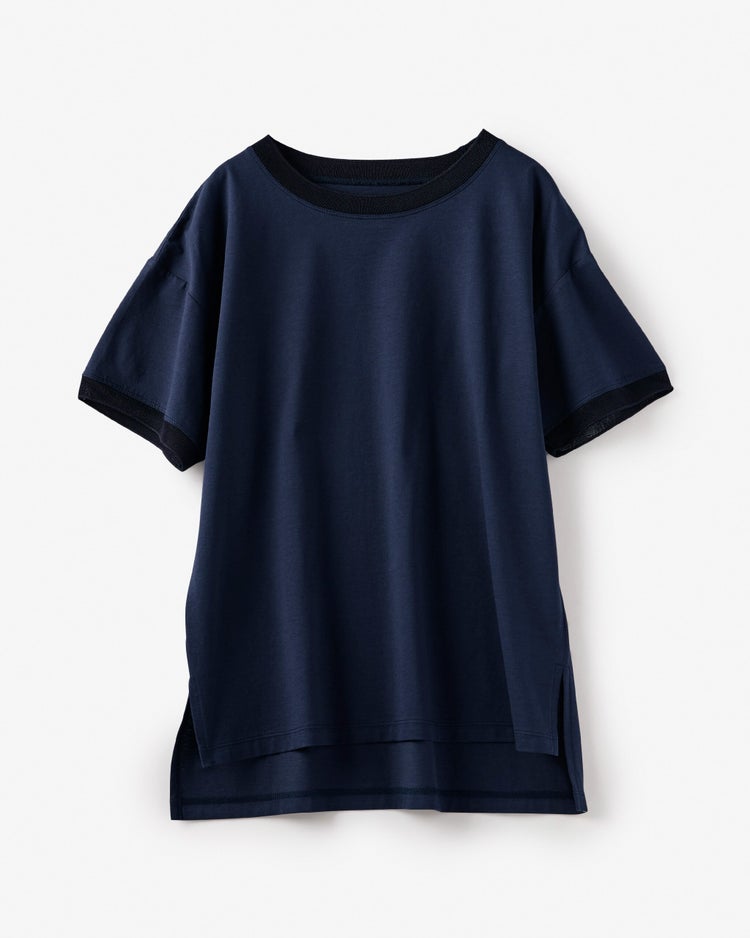 シルコットンUV・クルーネックTシャツ 詳細画像 ミッドナイトブルー 5