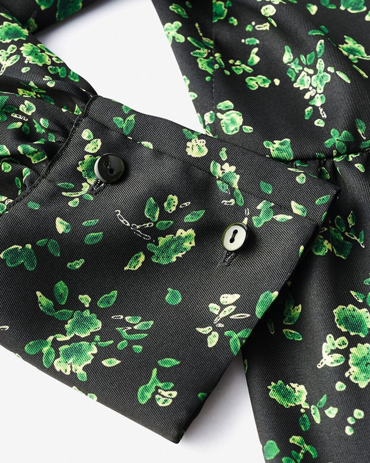 フラワープリント・ティアードワンピース 詳細画像 グリーン・パターン 5