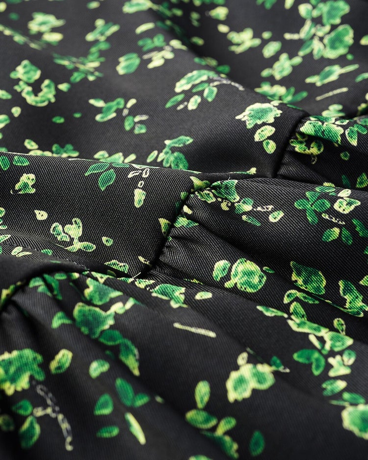 フラワープリント・ティアードワンピース 詳細画像 グリーン・パターン 6