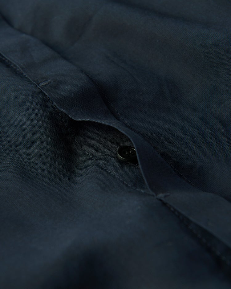 コットンボイル・ボウタイブラウス 詳細画像 ミッドナイトブルー 6