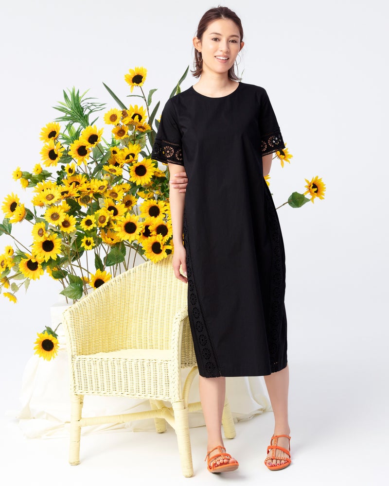 カットワークレース 半袖ワンピース 40代50代からのレディース メンズファッション通販 Doclasse ドゥクラッセ カットワークレース 半袖ワンピース 40代50代からのレディース メンズファッション通販 Doclasse ドゥクラッセ