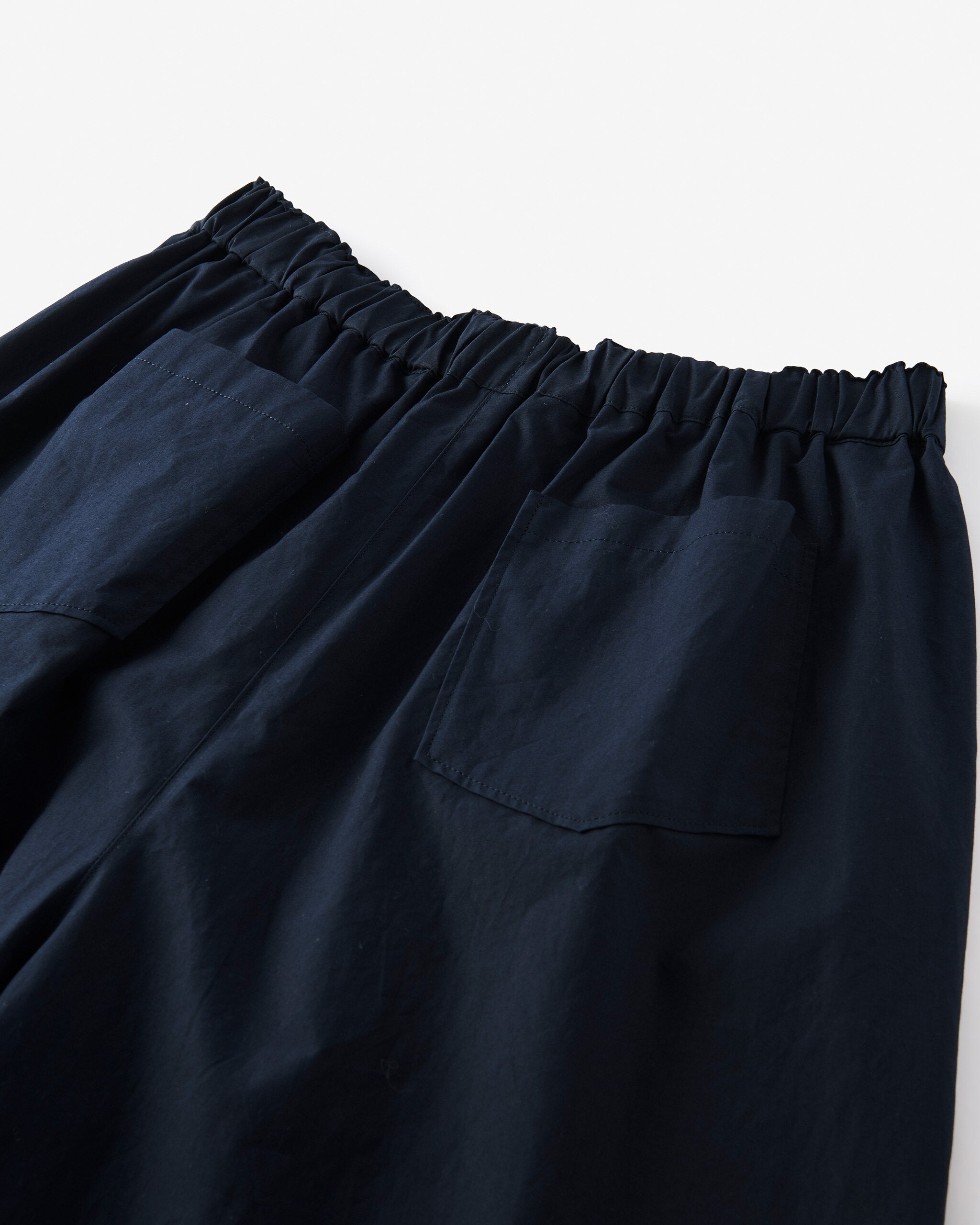 高密度コットン・スカート風ワイドパンツ/40代50代からの