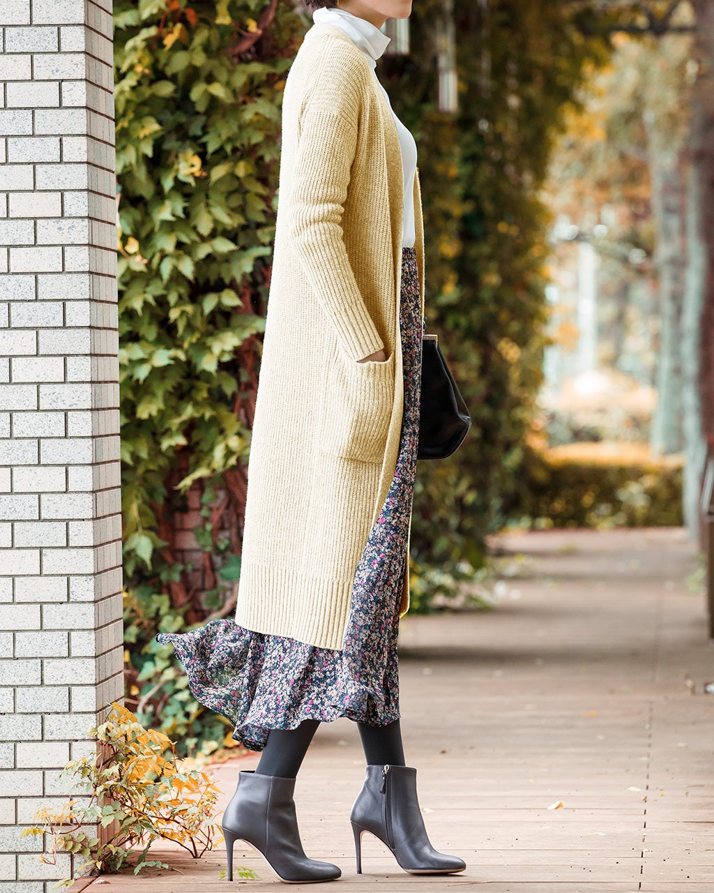 上質✨イタリア製　カシミヤ　シルク　ロングカーディガン　ふっくら　ドレープ FOX×カシミヤニットロングカーディガン – LiSA LiSA ONLINE SHOP