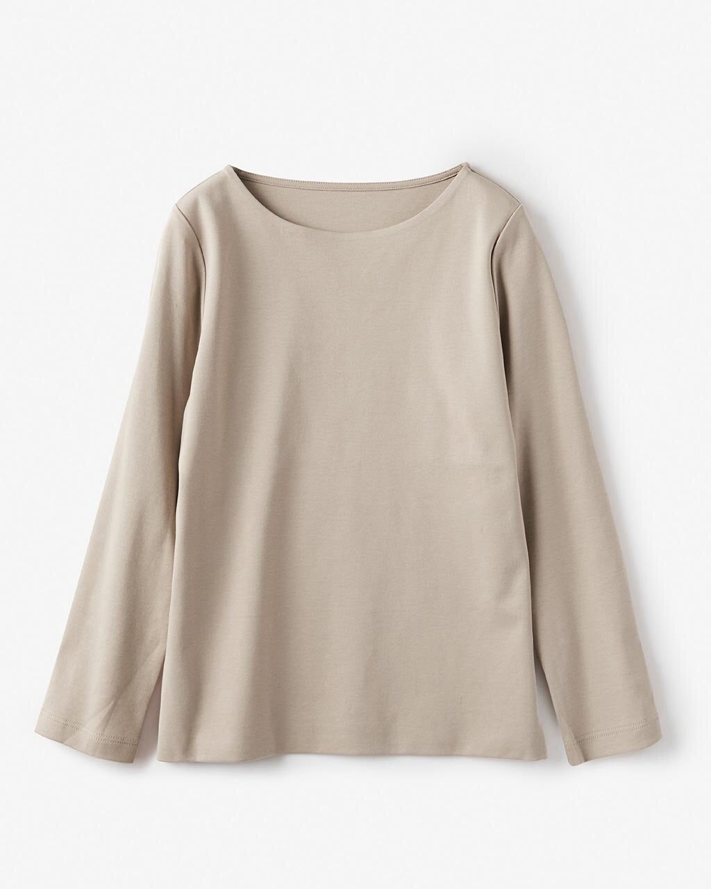 現行　OUTIL ボートネック　ベージュ　長袖tシャツ　ロンt リネン　2 古着 現行 OUTIL ボートネック ベージュ 長袖tシャツ ロンt リネン 2
