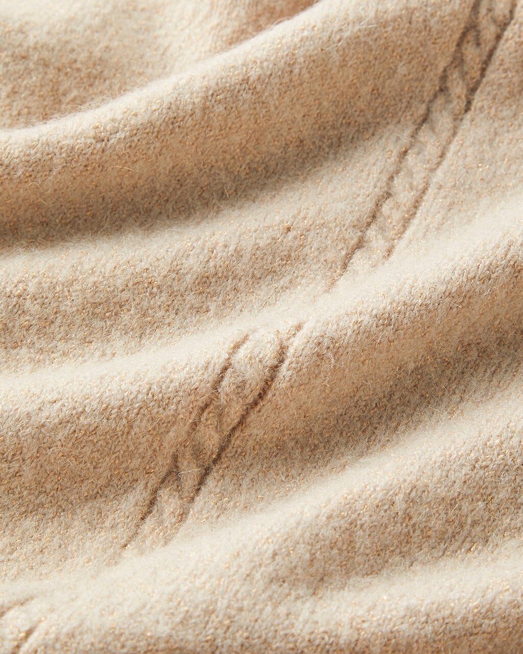 グロッシーミックス・クルーネックセーター/40代50代からのレディース