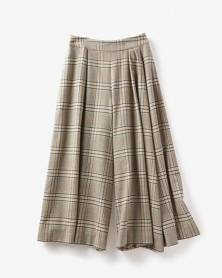 ウールタッチ・チェックスカウチョ 詳細画像 ホワイト・パターン 1