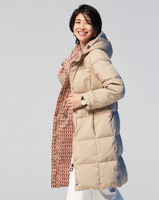 フーデッド・リバーシブルダウン