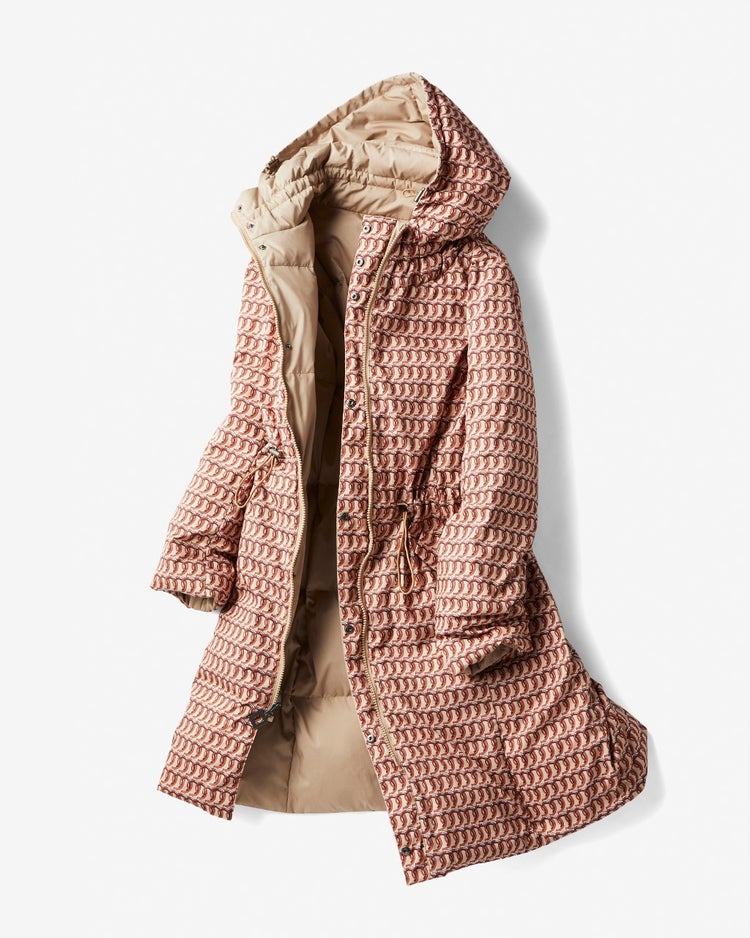 フーデッド・リバーシブルダウン 詳細画像 ベージュ 7