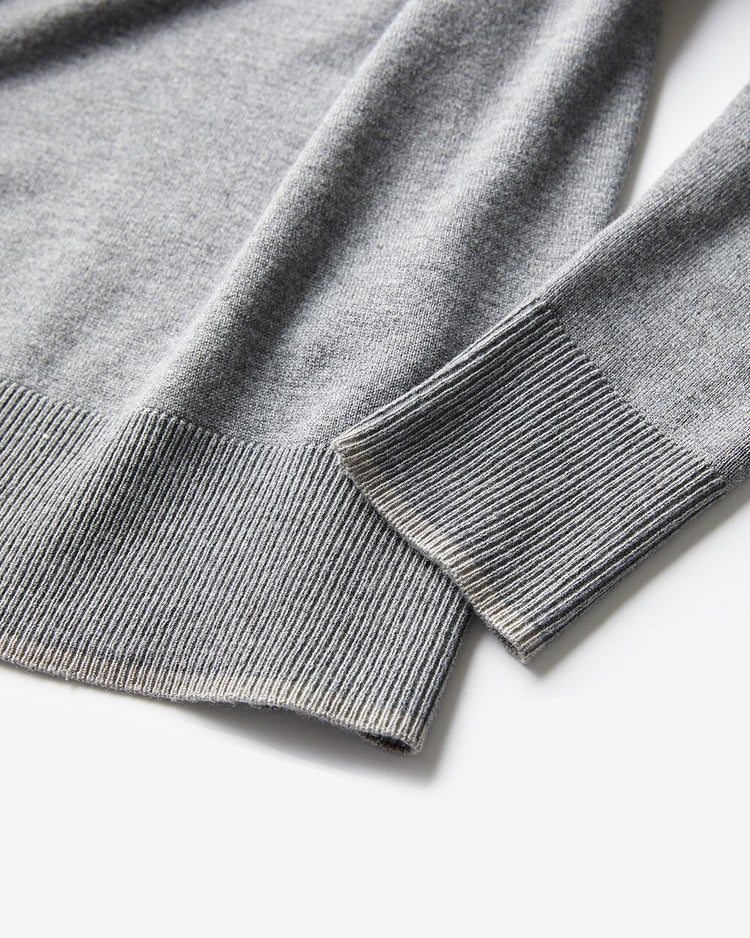 ハイネックアンサンブル・シルクフィール 詳細画像 グレー 3