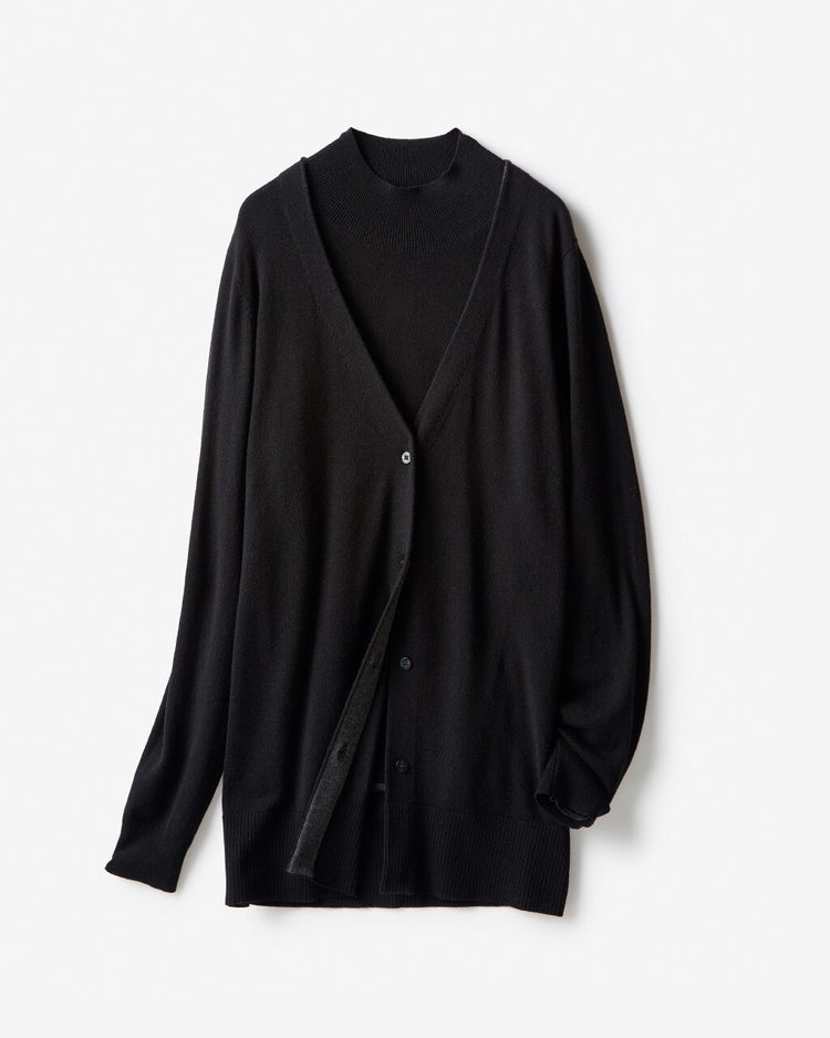 ハイネックアンサンブル・シルクフィール 詳細画像 ブラック 7