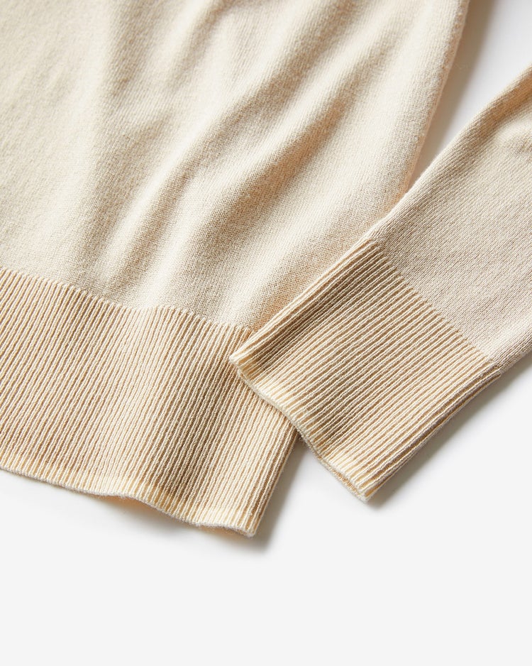 ハイネックアンサンブル・シルクフィール 詳細画像 ライトベージュ 3