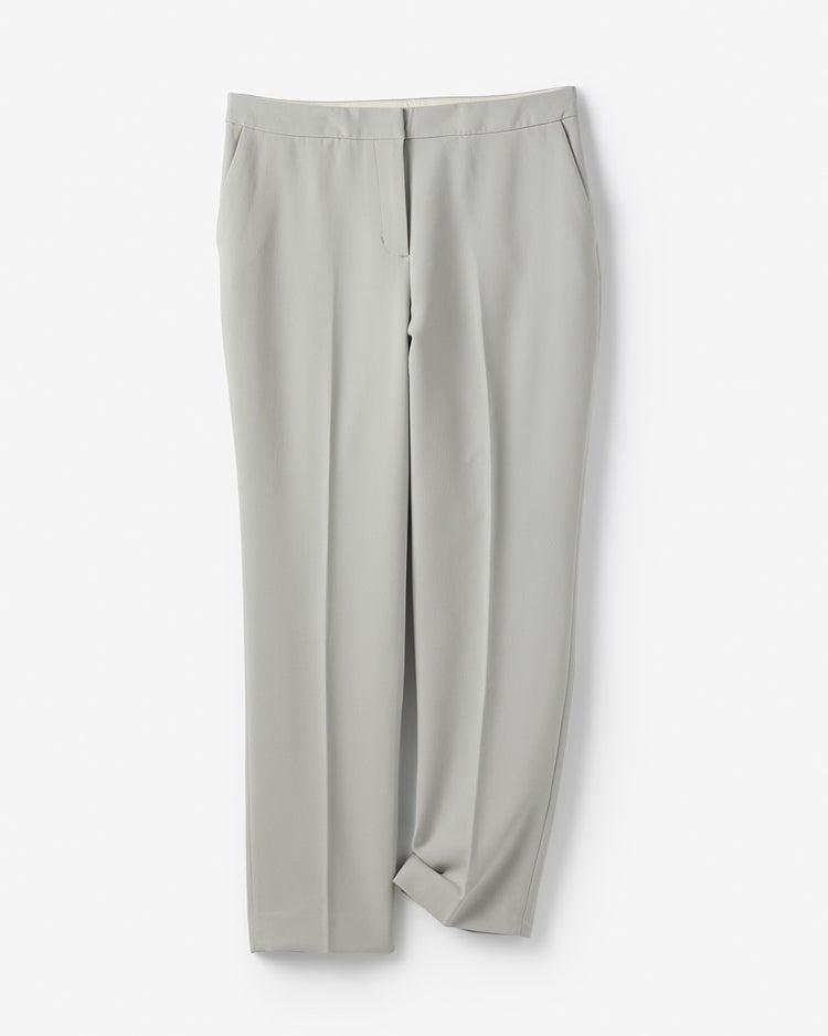□スポンジライト・クロップドパンツ 詳細画像 ライトグレー 1