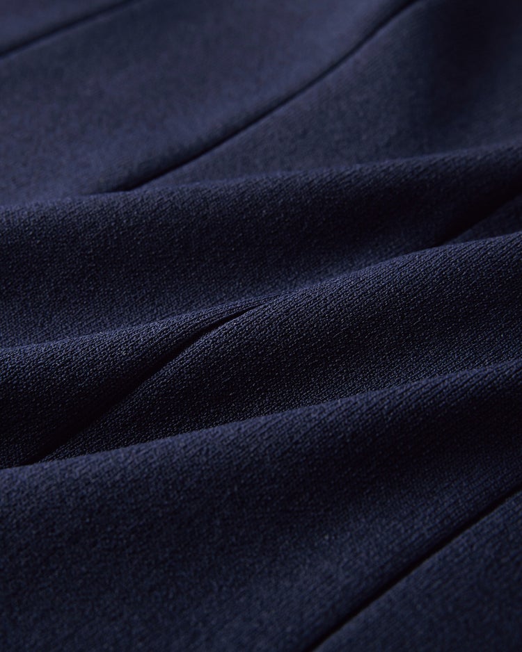 針抜きニット・フレンチ袖セーター 詳細画像 ミッドナイトブルー 2