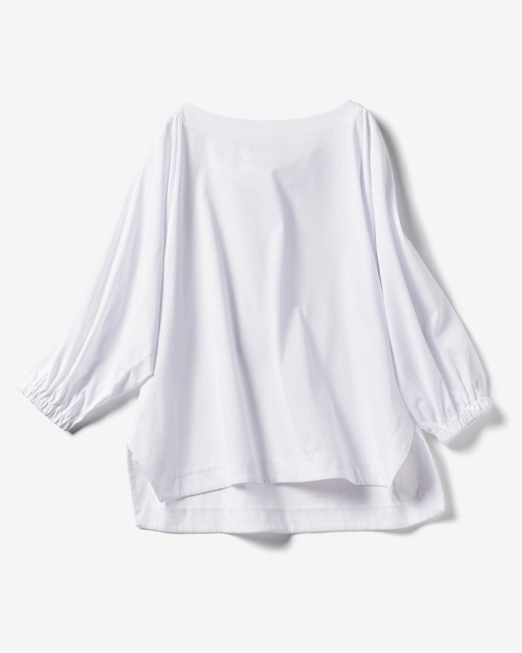 シルコットンUV・リボンプルオーバー 詳細画像 ホワイト 4