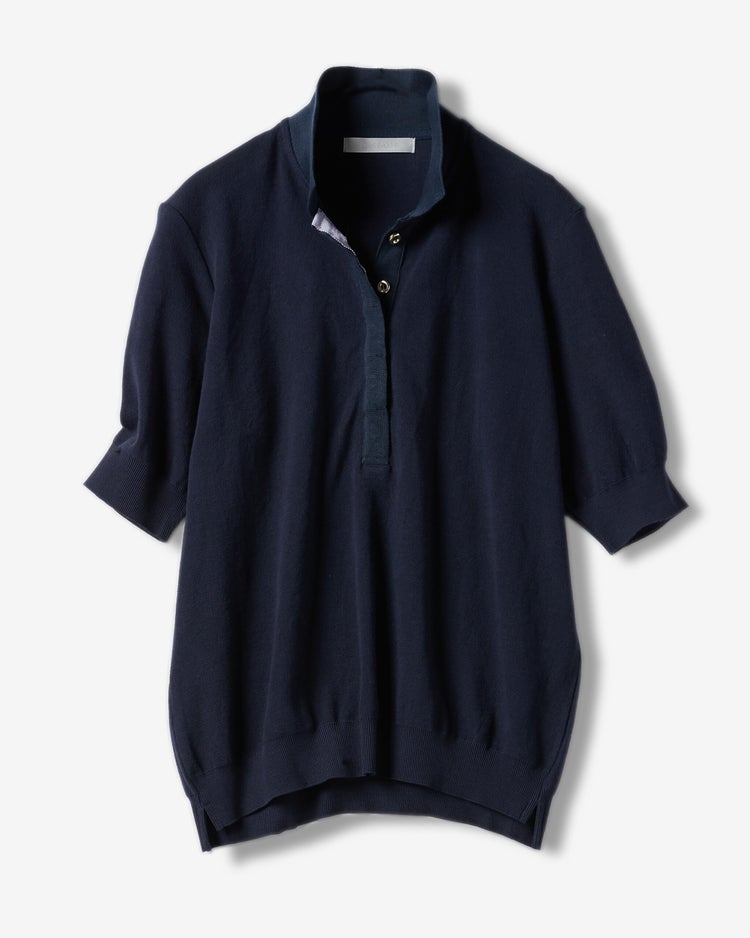 プレミアムコットン・ビューティポロ 詳細画像 ネイビー 2