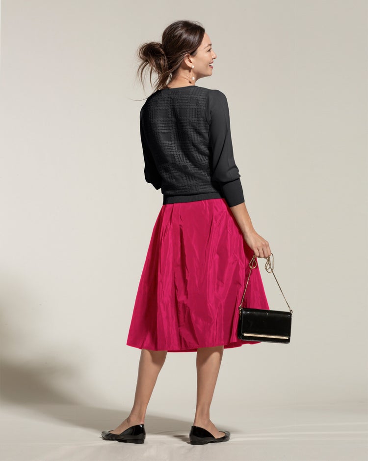 バックレース・ニットプルオーバー 詳細画像 ブラック 1