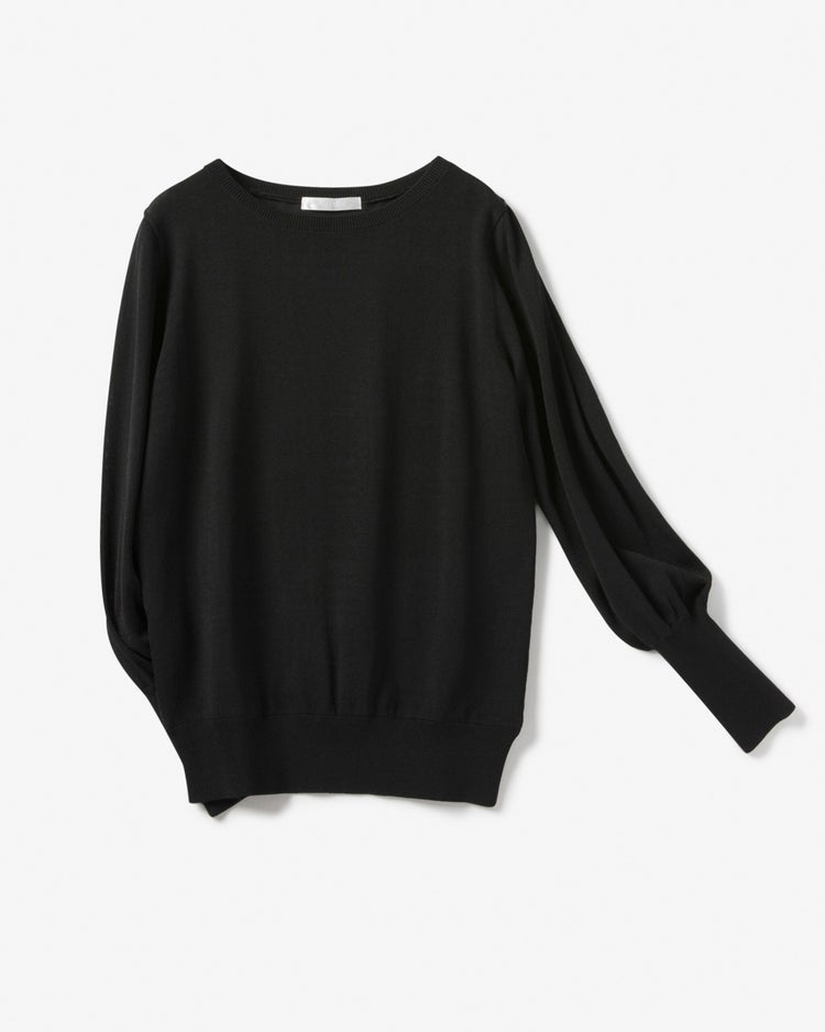 バックレース・ニットプルオーバー 詳細画像 ブラック 5