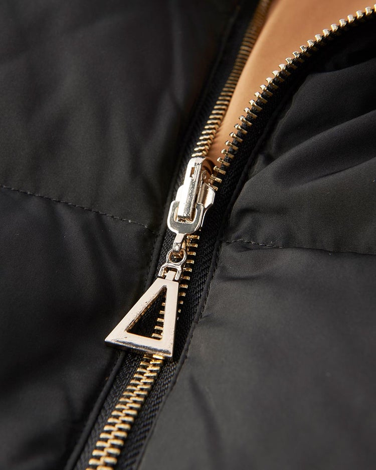 ジップアップダウン・リバーシブル/無地 詳細画像 ブラック&times;ブラウン 4