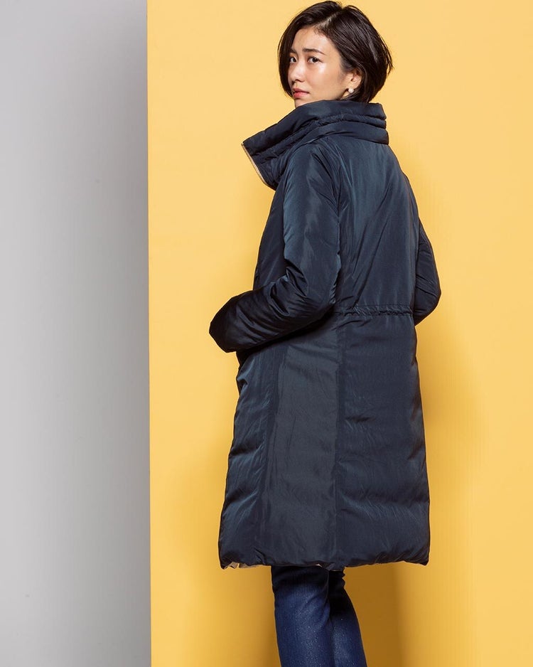 ジップアップダウン・リバーシブル/無地 詳細画像 トープｘネイビー 2