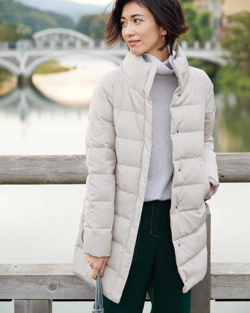 スタンドカラー ダウンジャケット 40代50代からのレディース メンズファッション通販 Doclasse ドゥクラッセ