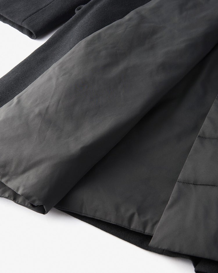 ウール＆キルティング・ドッキングコート 詳細画像 ブラック 7