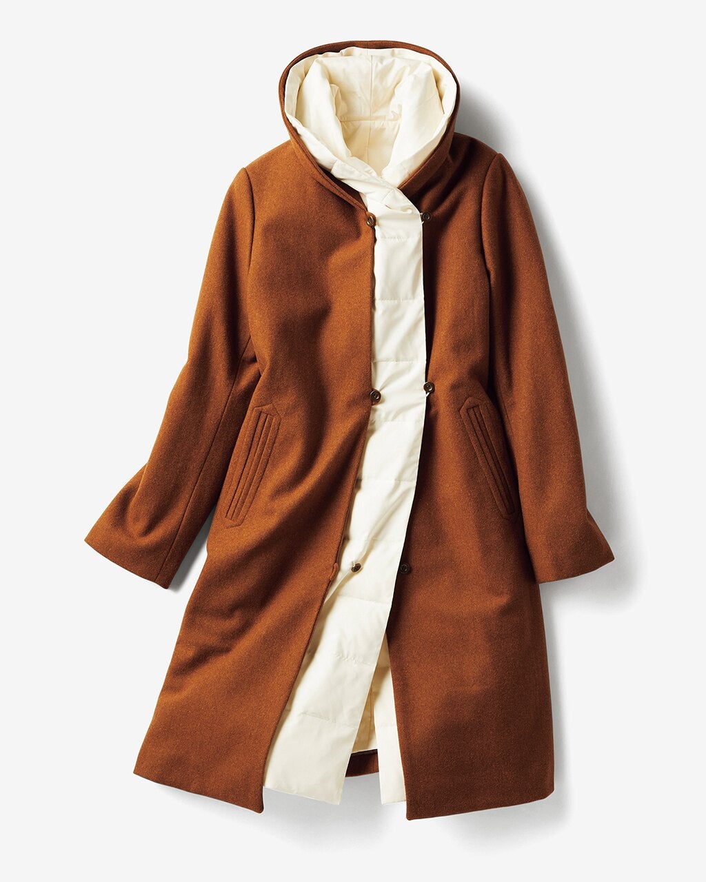 ウール＆キルティング・ドッキングコート/DoCLASSE