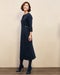 二重織Wストレッチ・ビジュー付ワンピース 詳細画像