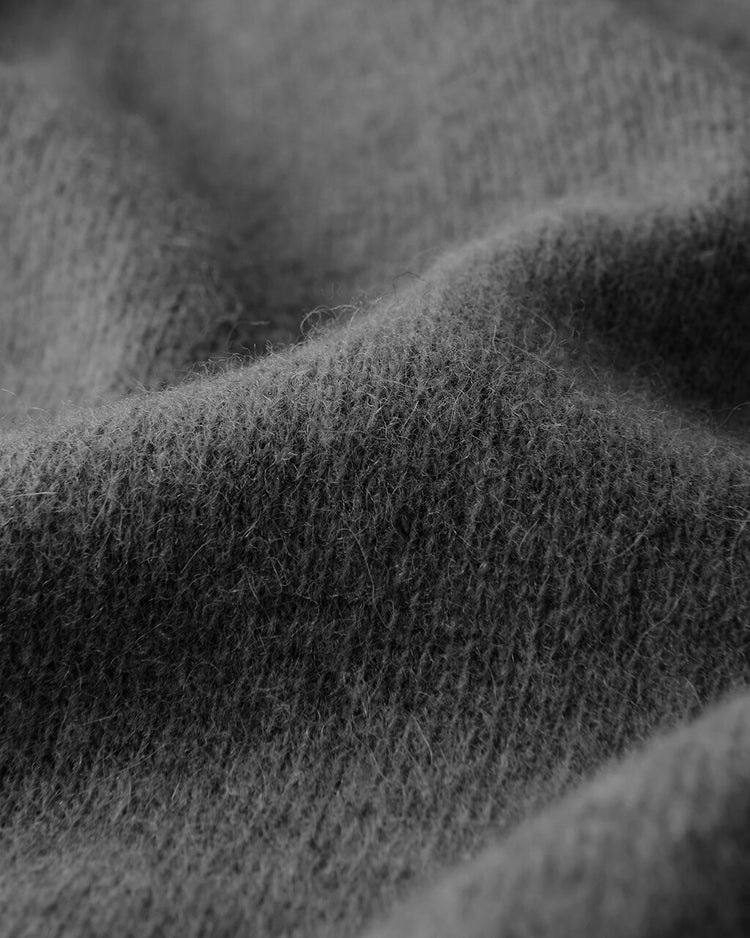 アンゴラニット・ダブルフェイスコート 詳細画像 チャコール 2